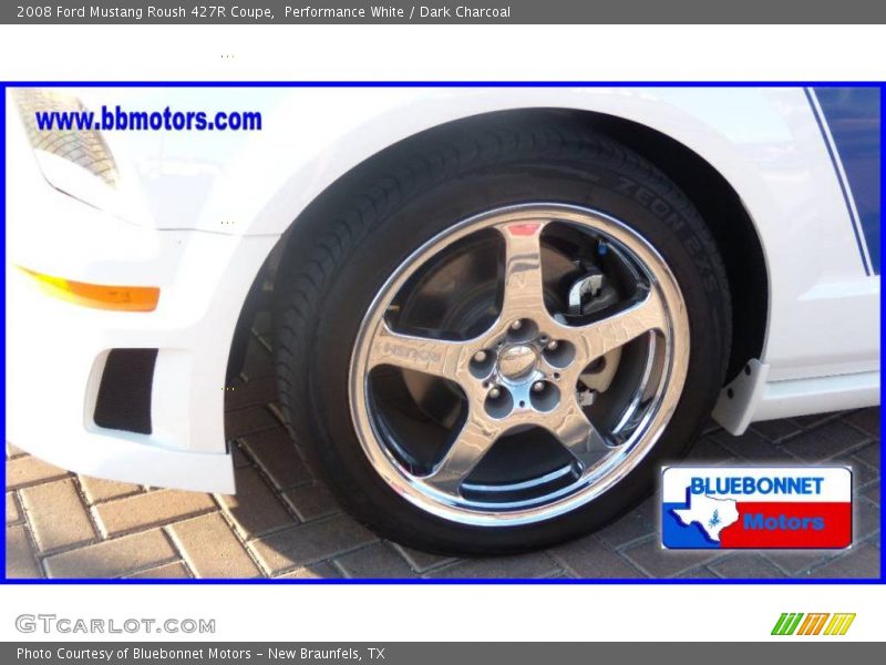 Performance White / Dark Charcoal 2008 Ford Mustang Roush 427R Coupe