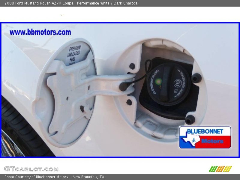 Performance White / Dark Charcoal 2008 Ford Mustang Roush 427R Coupe