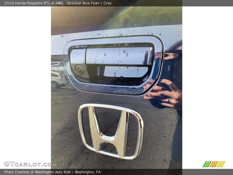 Obsidian Blue Pearl / Gray 2019 Honda Ridgeline RTL-E AWD