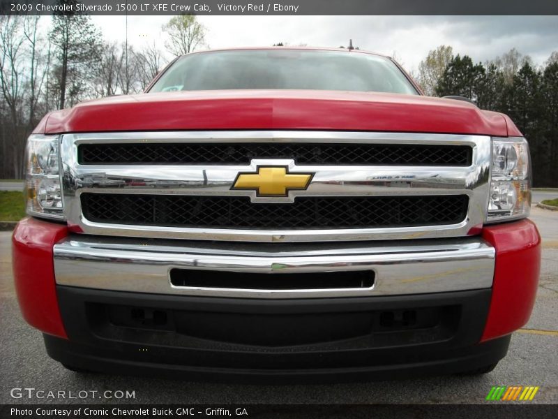 Victory Red / Ebony 2009 Chevrolet Silverado 1500 LT XFE Crew Cab