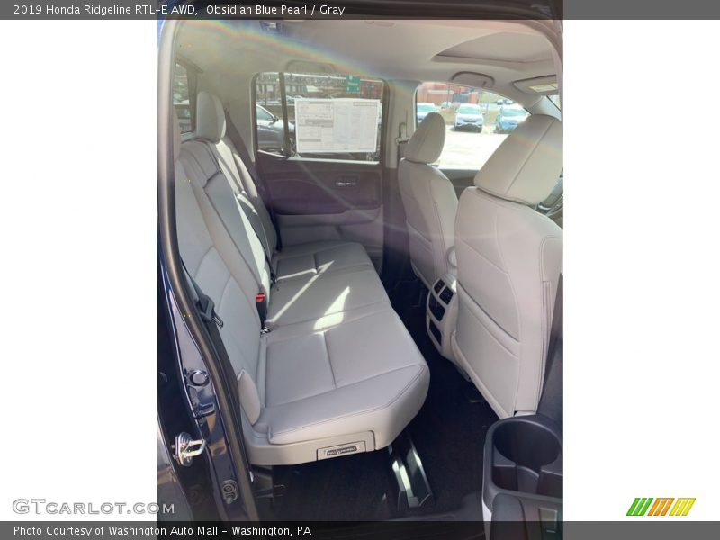 Obsidian Blue Pearl / Gray 2019 Honda Ridgeline RTL-E AWD