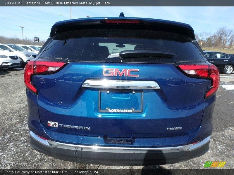 Blue Emerald Metallic / Jet Black 2019 GMC Terrain SLT AWD