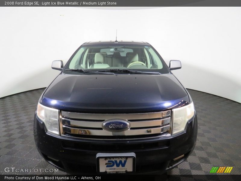 Light Ice Blue Metallic / Medium Light Stone 2008 Ford Edge SE