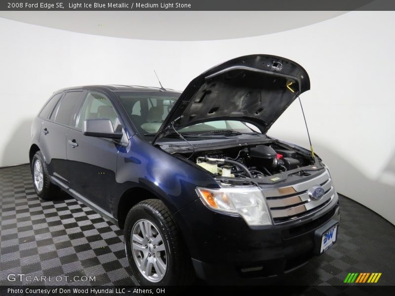 Light Ice Blue Metallic / Medium Light Stone 2008 Ford Edge SE