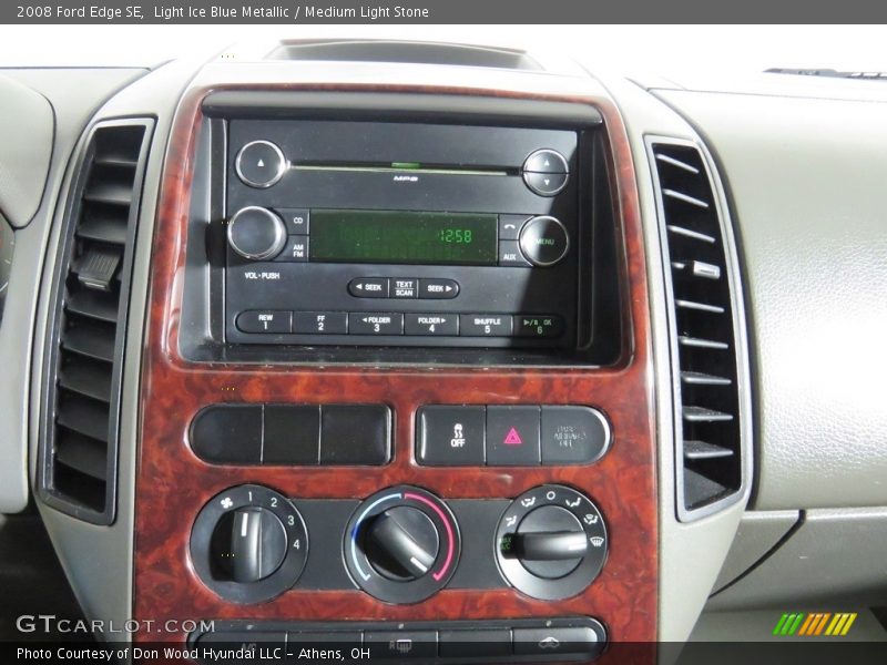 Light Ice Blue Metallic / Medium Light Stone 2008 Ford Edge SE