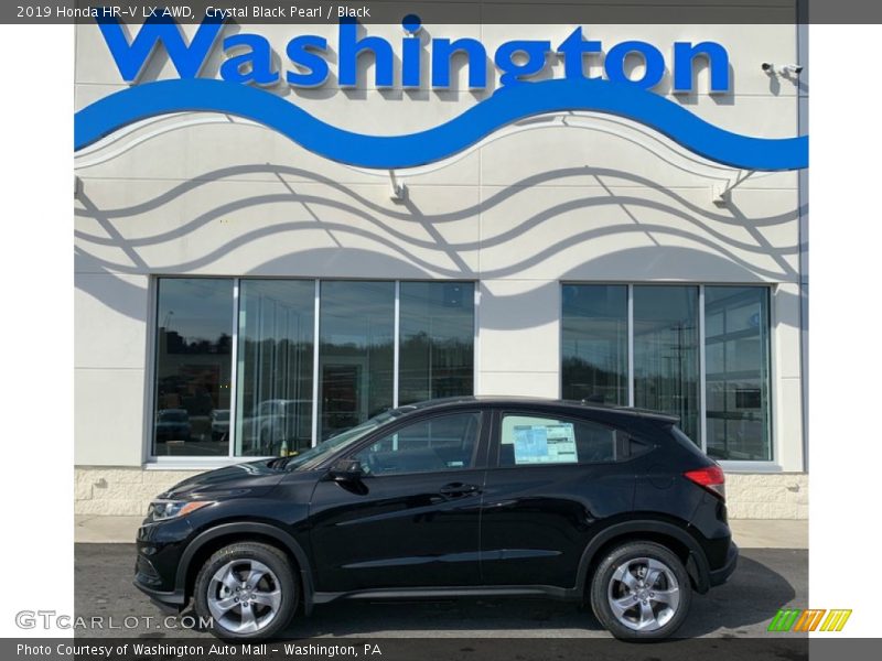 Crystal Black Pearl / Black 2019 Honda HR-V LX AWD