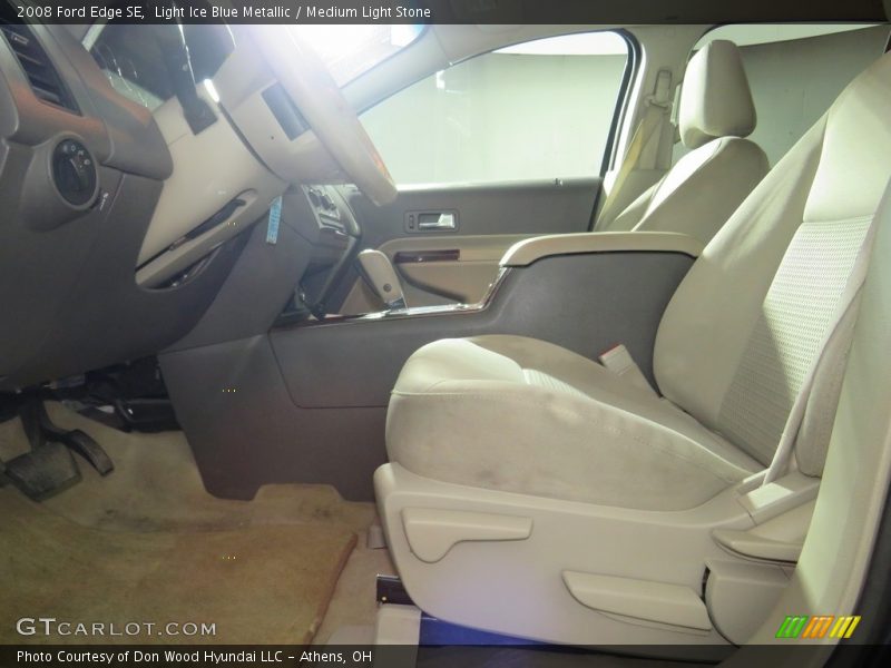 Light Ice Blue Metallic / Medium Light Stone 2008 Ford Edge SE