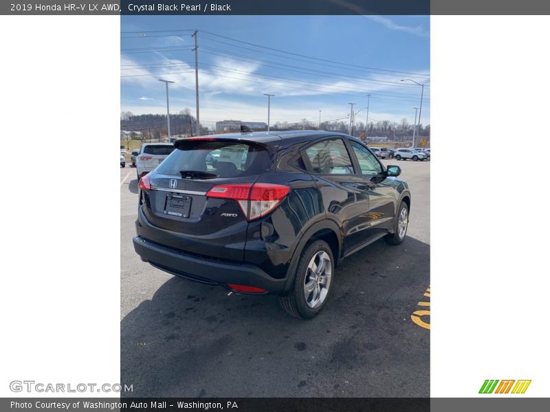 Crystal Black Pearl / Black 2019 Honda HR-V LX AWD