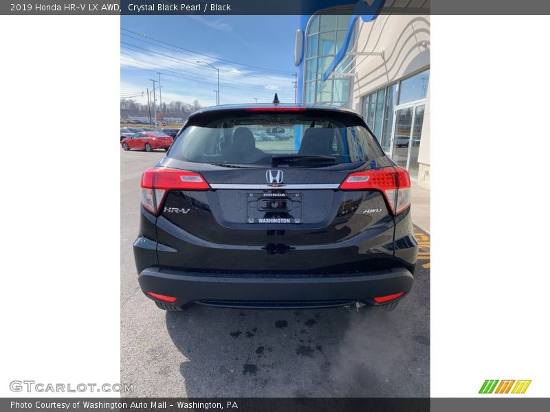 Crystal Black Pearl / Black 2019 Honda HR-V LX AWD