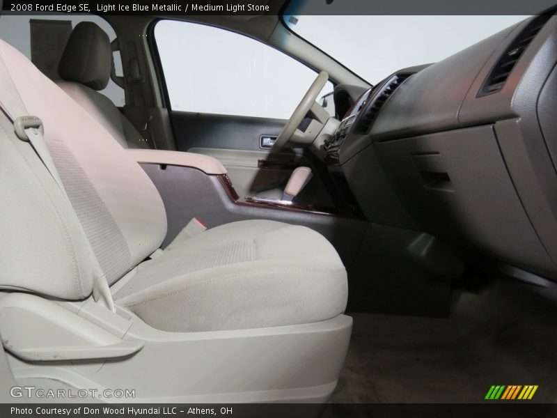 Light Ice Blue Metallic / Medium Light Stone 2008 Ford Edge SE