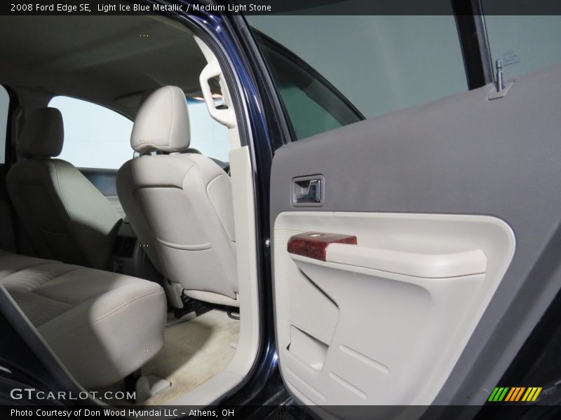Light Ice Blue Metallic / Medium Light Stone 2008 Ford Edge SE