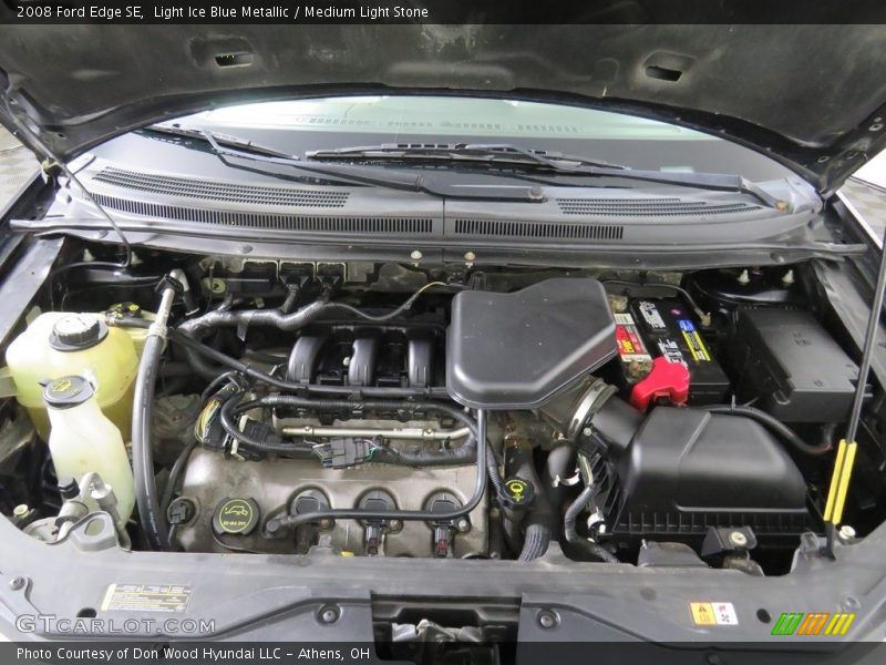 Light Ice Blue Metallic / Medium Light Stone 2008 Ford Edge SE