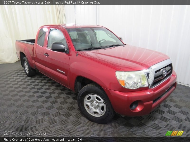 Impulse Red Pearl / Graphite Gray 2007 Toyota Tacoma Access Cab