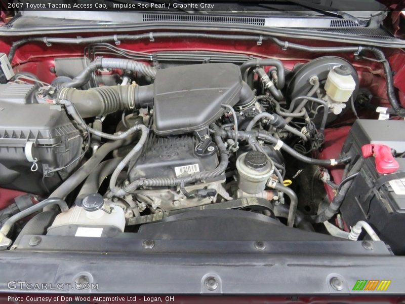 Impulse Red Pearl / Graphite Gray 2007 Toyota Tacoma Access Cab
