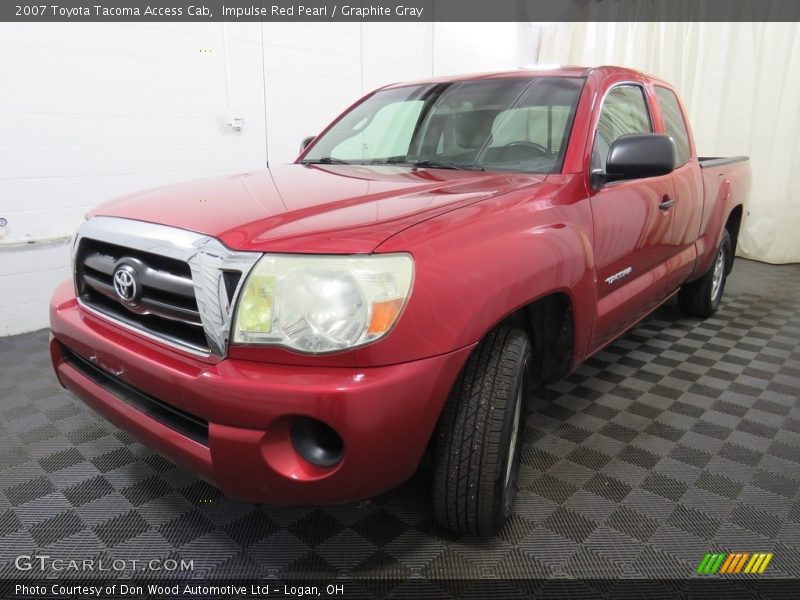 Impulse Red Pearl / Graphite Gray 2007 Toyota Tacoma Access Cab
