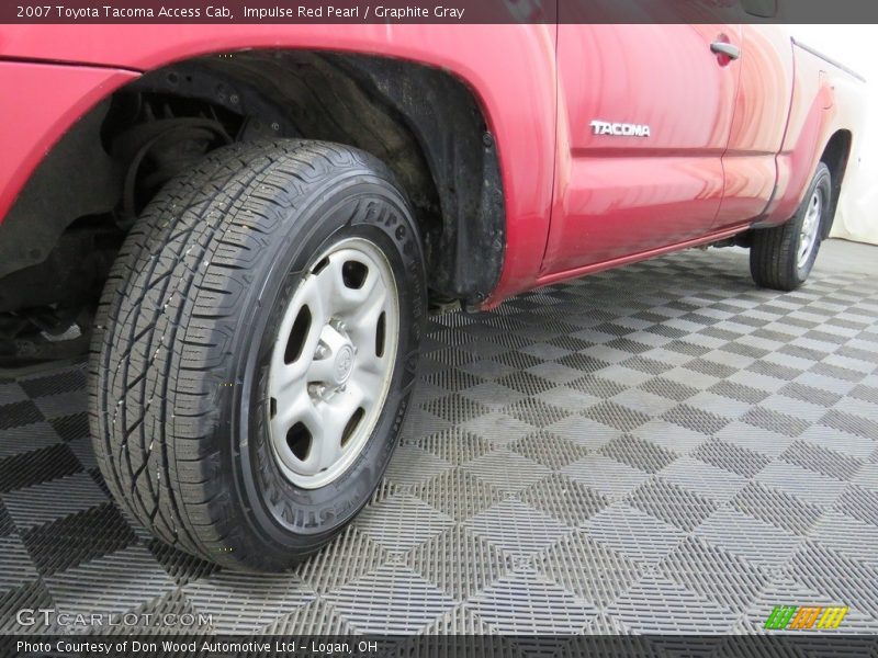 Impulse Red Pearl / Graphite Gray 2007 Toyota Tacoma Access Cab