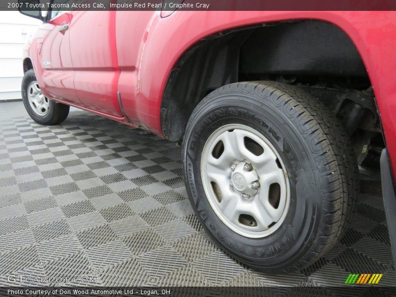 Impulse Red Pearl / Graphite Gray 2007 Toyota Tacoma Access Cab