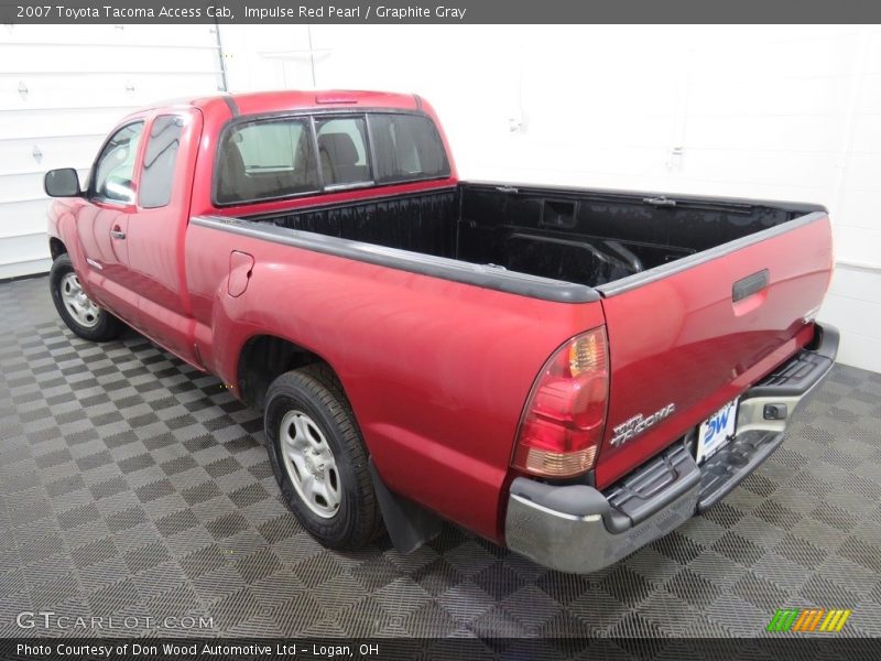 Impulse Red Pearl / Graphite Gray 2007 Toyota Tacoma Access Cab