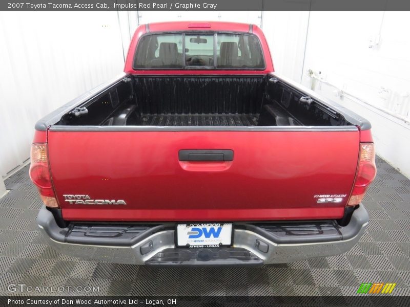 Impulse Red Pearl / Graphite Gray 2007 Toyota Tacoma Access Cab