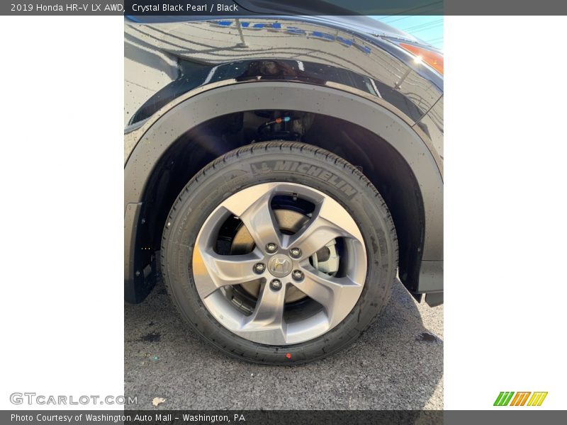 Crystal Black Pearl / Black 2019 Honda HR-V LX AWD