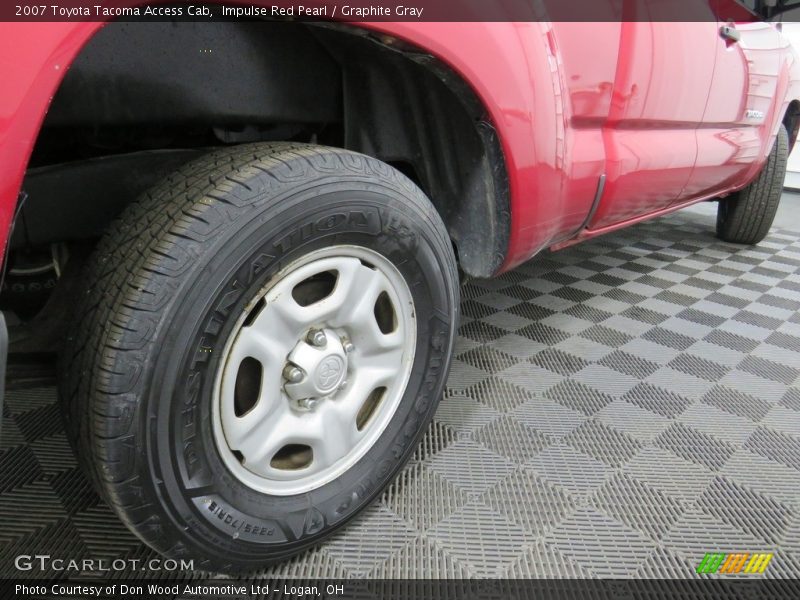 Impulse Red Pearl / Graphite Gray 2007 Toyota Tacoma Access Cab