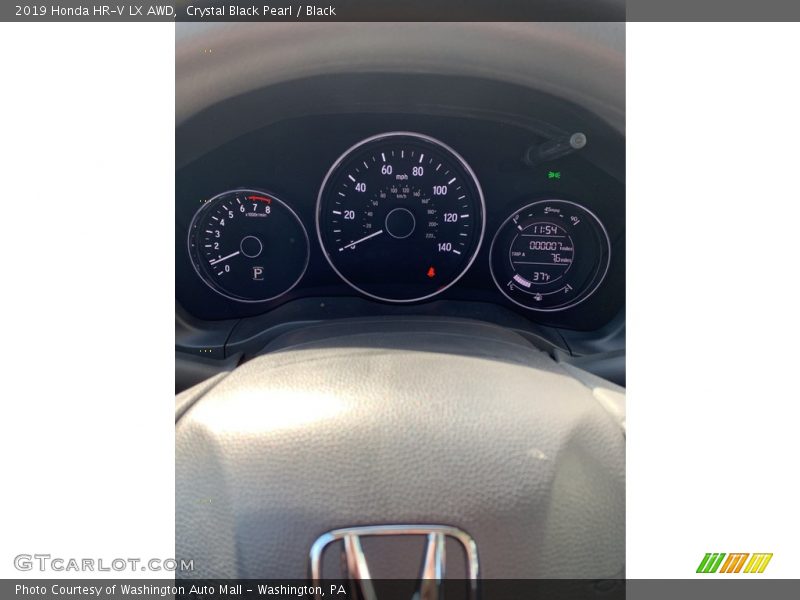 Crystal Black Pearl / Black 2019 Honda HR-V LX AWD
