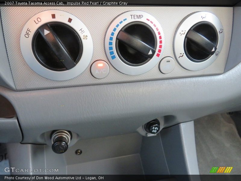 Impulse Red Pearl / Graphite Gray 2007 Toyota Tacoma Access Cab