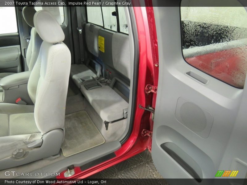 Impulse Red Pearl / Graphite Gray 2007 Toyota Tacoma Access Cab