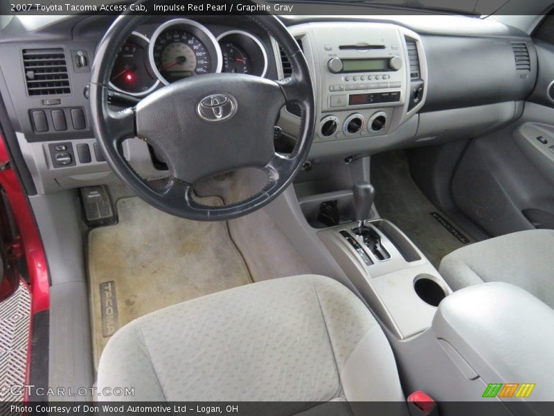 Impulse Red Pearl / Graphite Gray 2007 Toyota Tacoma Access Cab