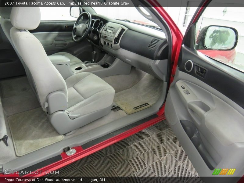 Impulse Red Pearl / Graphite Gray 2007 Toyota Tacoma Access Cab