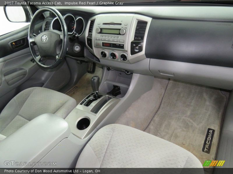 Impulse Red Pearl / Graphite Gray 2007 Toyota Tacoma Access Cab