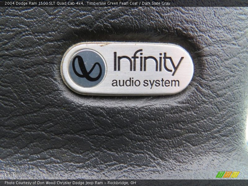 Timberline Green Pearl Coat / Dark Slate Gray 2004 Dodge Ram 1500 SLT Quad Cab 4x4