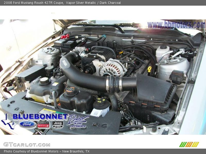 Vapor Silver Metallic / Dark Charcoal 2008 Ford Mustang Roush 427R Coupe
