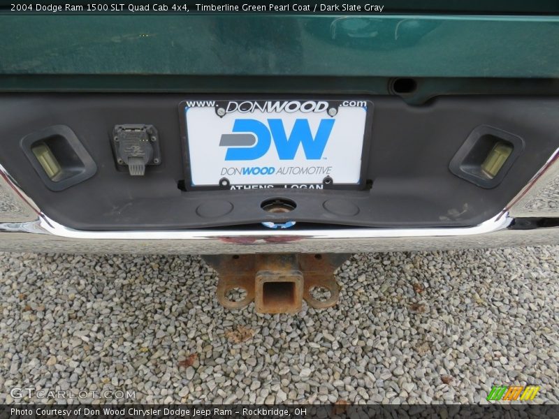 Timberline Green Pearl Coat / Dark Slate Gray 2004 Dodge Ram 1500 SLT Quad Cab 4x4