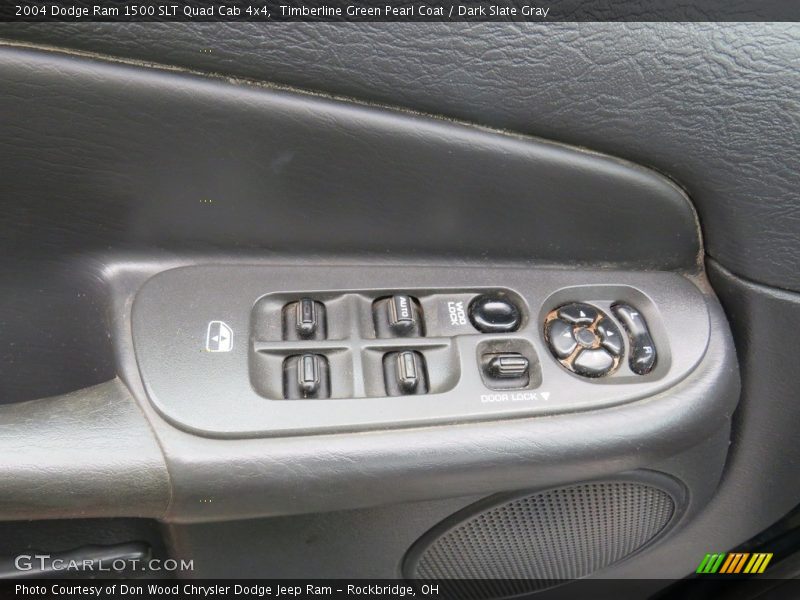 Timberline Green Pearl Coat / Dark Slate Gray 2004 Dodge Ram 1500 SLT Quad Cab 4x4