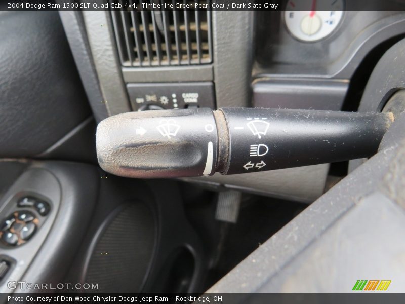 Timberline Green Pearl Coat / Dark Slate Gray 2004 Dodge Ram 1500 SLT Quad Cab 4x4