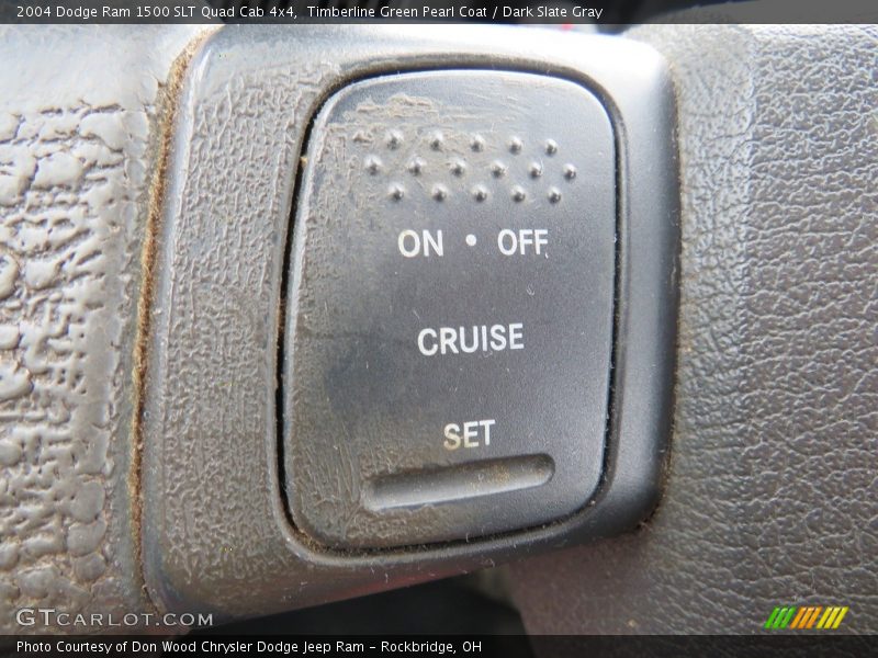 Timberline Green Pearl Coat / Dark Slate Gray 2004 Dodge Ram 1500 SLT Quad Cab 4x4