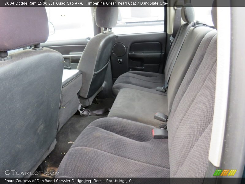 Timberline Green Pearl Coat / Dark Slate Gray 2004 Dodge Ram 1500 SLT Quad Cab 4x4