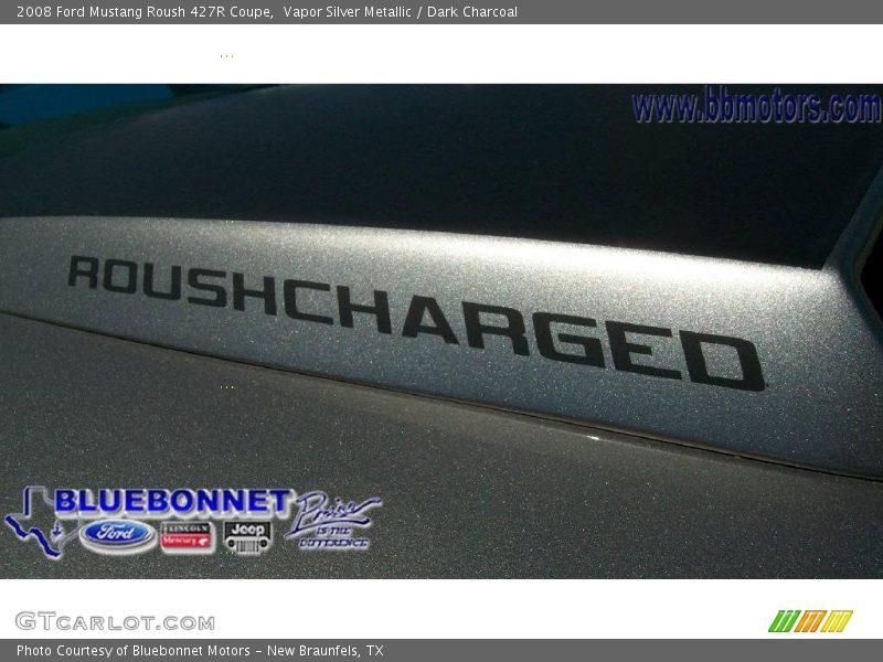 Vapor Silver Metallic / Dark Charcoal 2008 Ford Mustang Roush 427R Coupe