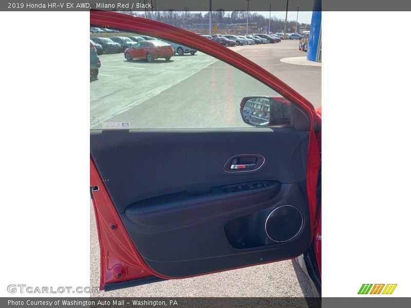 Milano Red / Black 2019 Honda HR-V EX AWD