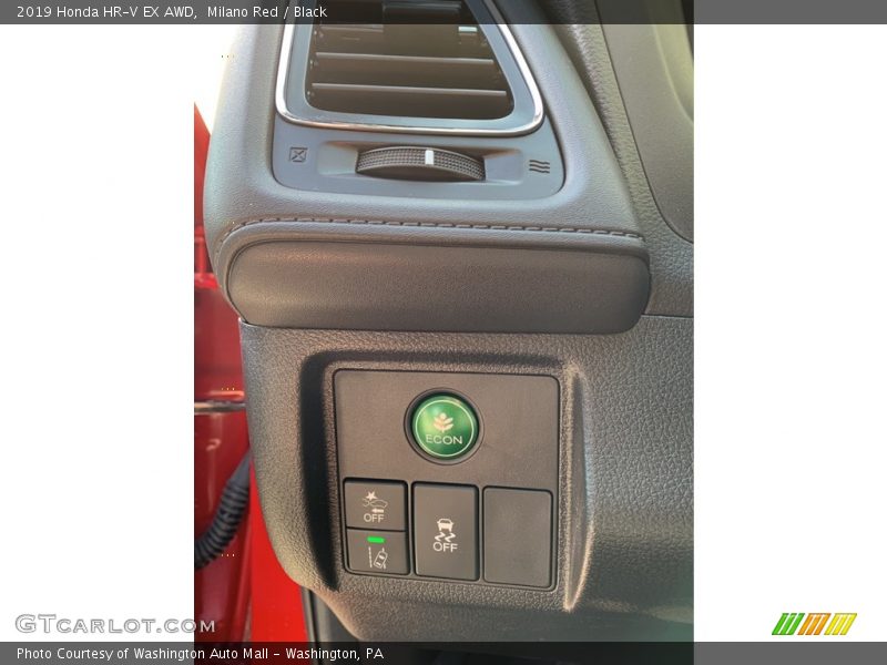 Milano Red / Black 2019 Honda HR-V EX AWD
