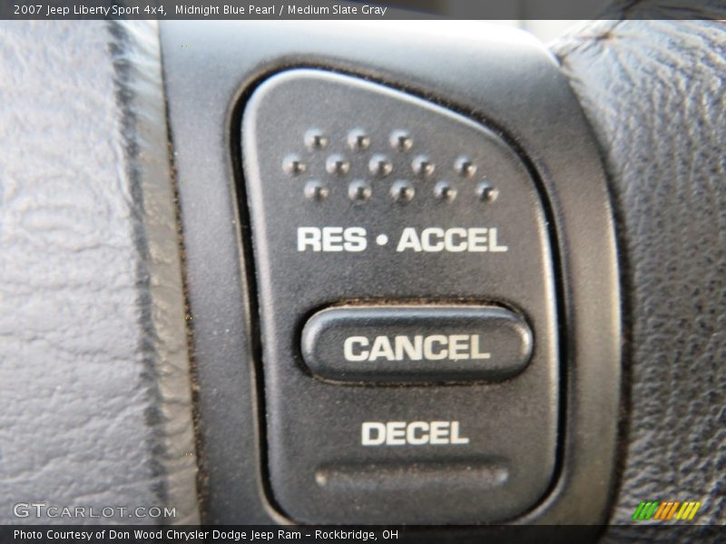 Midnight Blue Pearl / Medium Slate Gray 2007 Jeep Liberty Sport 4x4