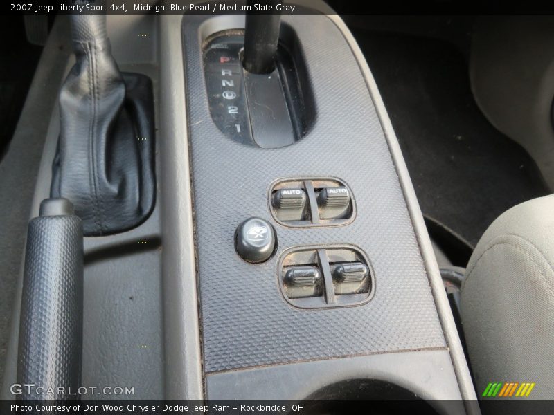 Midnight Blue Pearl / Medium Slate Gray 2007 Jeep Liberty Sport 4x4