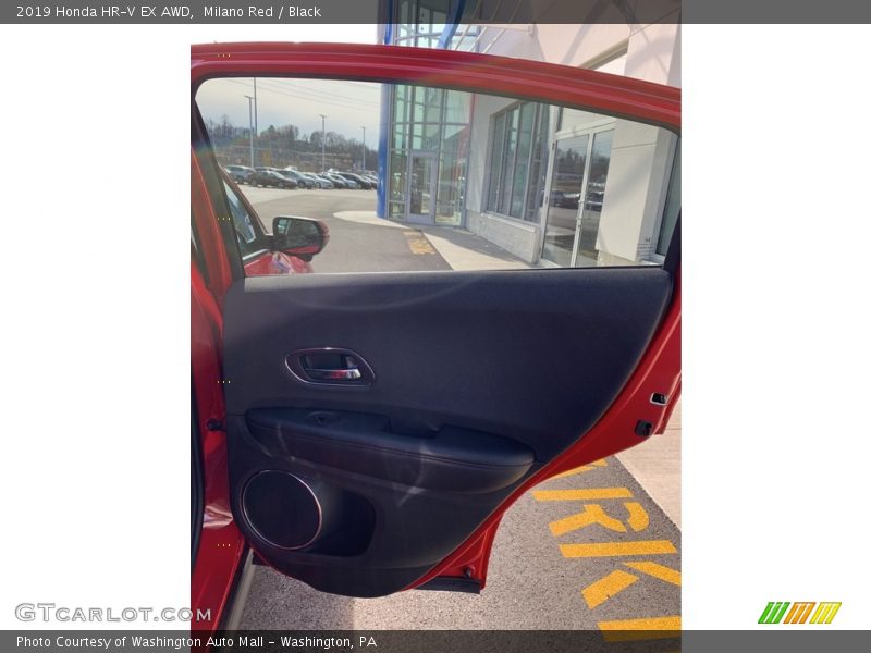 Milano Red / Black 2019 Honda HR-V EX AWD