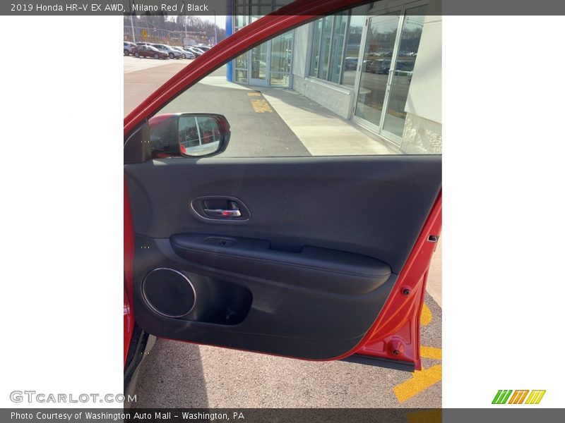 Milano Red / Black 2019 Honda HR-V EX AWD