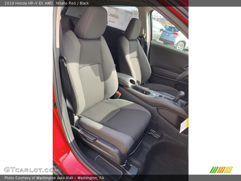 Milano Red / Black 2019 Honda HR-V EX AWD