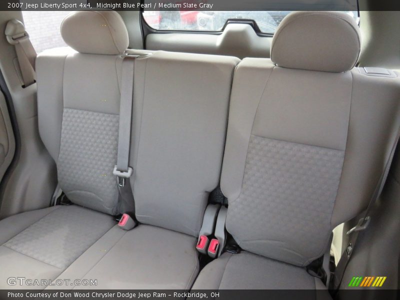 Midnight Blue Pearl / Medium Slate Gray 2007 Jeep Liberty Sport 4x4