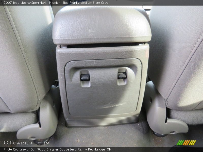 Midnight Blue Pearl / Medium Slate Gray 2007 Jeep Liberty Sport 4x4