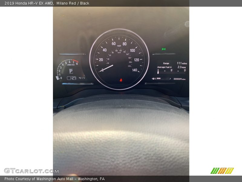 Milano Red / Black 2019 Honda HR-V EX AWD