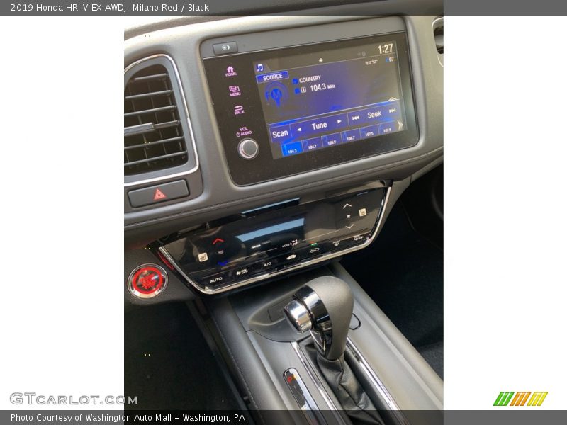 Milano Red / Black 2019 Honda HR-V EX AWD